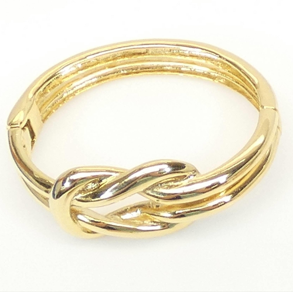Francesca Visconti Gold tone knotted bracelet